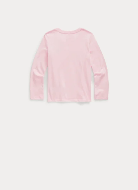 Блуза с лого бродерия Ralph Lauren Kids 2-6 — снимка 2