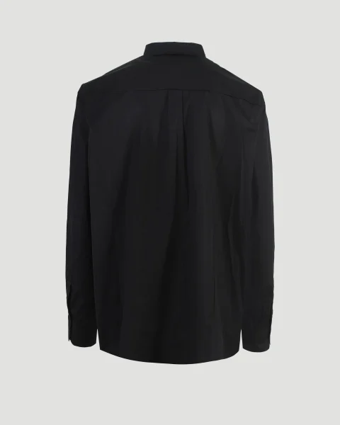 Black Shirt with Tie — снимка 2