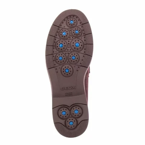 Дамски Мокасини GEOX – D25QRA D SPHERICA EC1 WINE — снимка 4