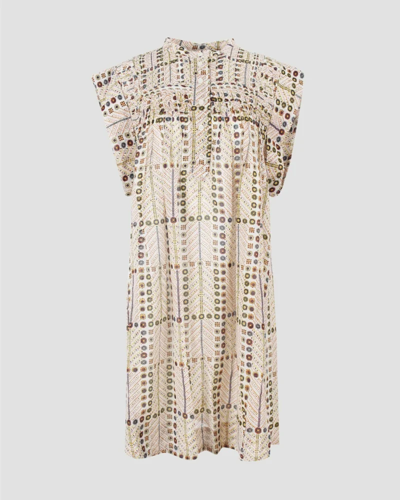 Robe Leazali in Ecru