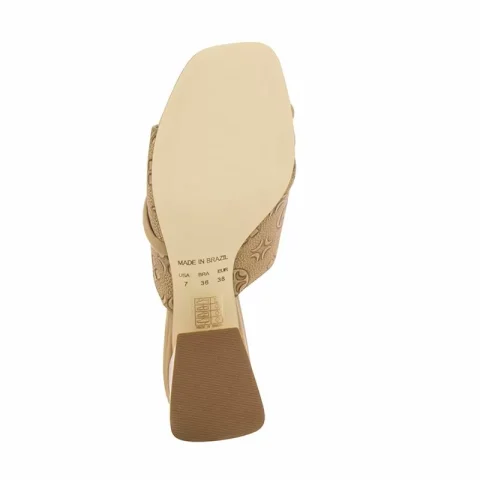 Чехли На Ток LUZ DA LUA – 60160006 SANDALO/SANDALO — снимка 4