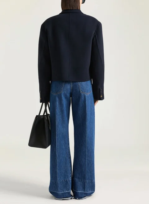 Широк деним с централен фабричен ръб Givenchy — снимка 2