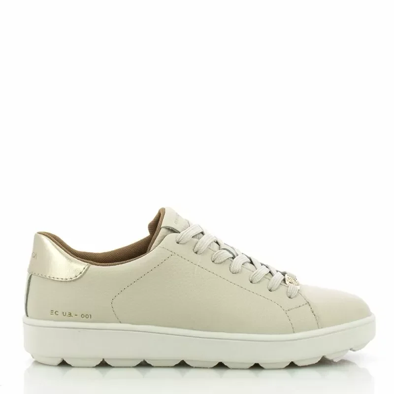 Дамски Сникърс GEOX – D55WEB D SPHERICA ECUB-1 PAPYRUS/LT GOLD