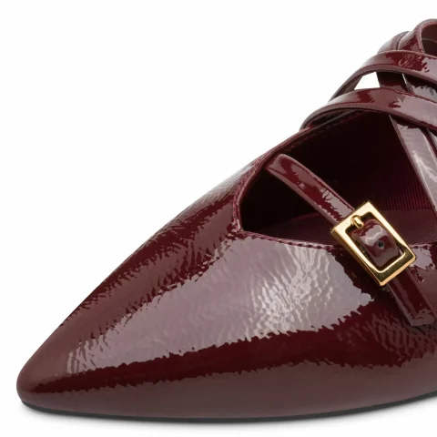 Балерини TAMARIS – 1-22160-45-568 MERLOT PATENT — снимка 4