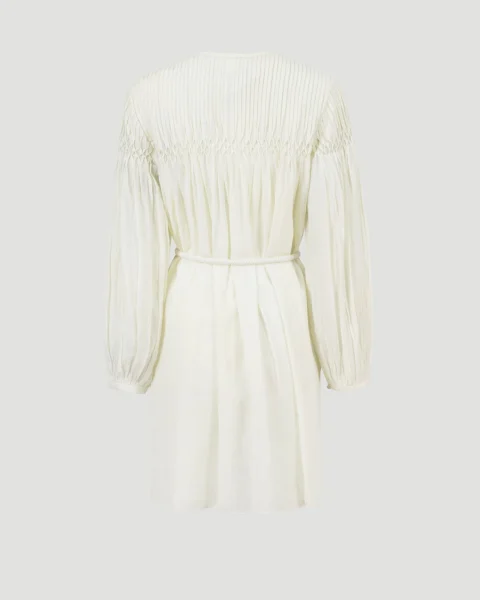 Adeliani Dress in Ecru — снимка 2
