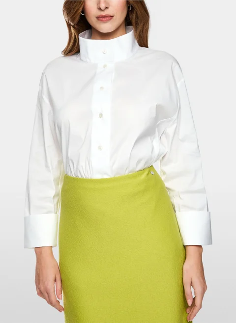 Риза с висока яка Marc Cain Collections — снимка 2