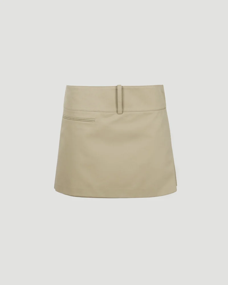 Pleated Mini Skirt