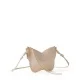 Дамска бежова чанта Borboleta Mini BORBONESE — снимка 3