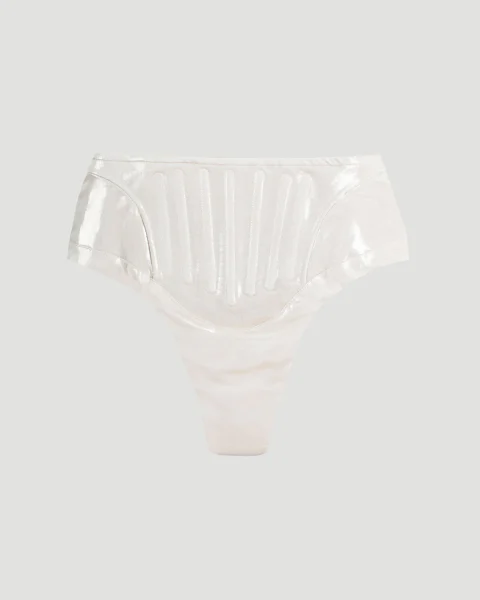 Corset High-Waist Bikini Bottoms