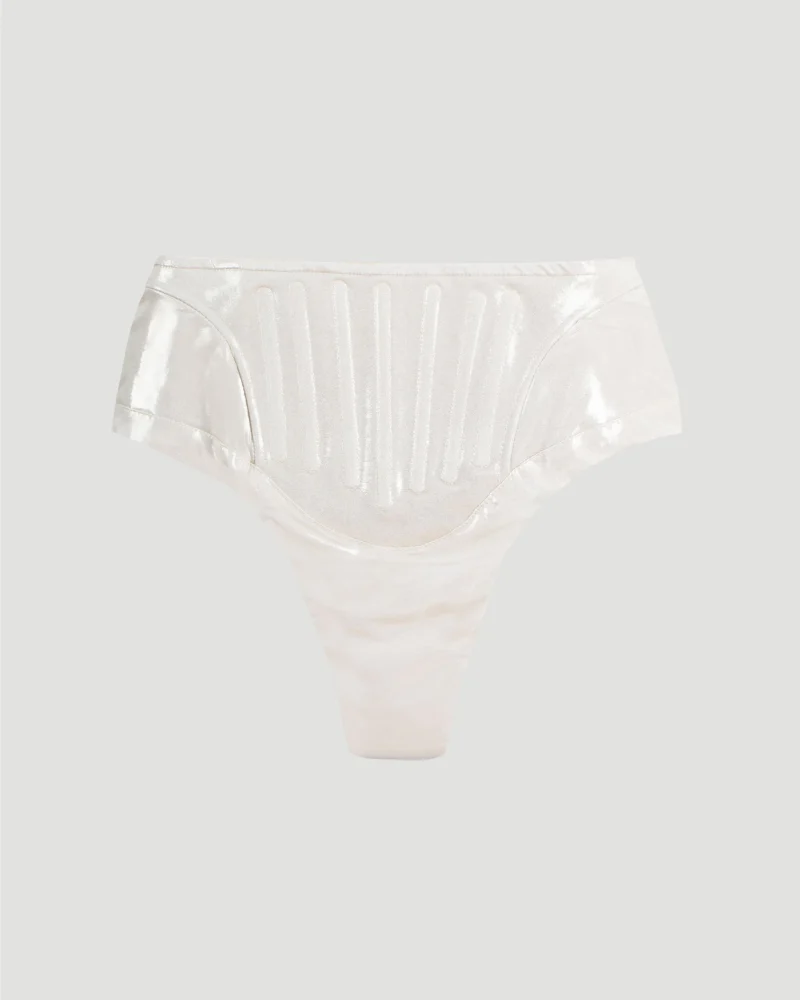 Corset High-Waist Bikini Bottoms