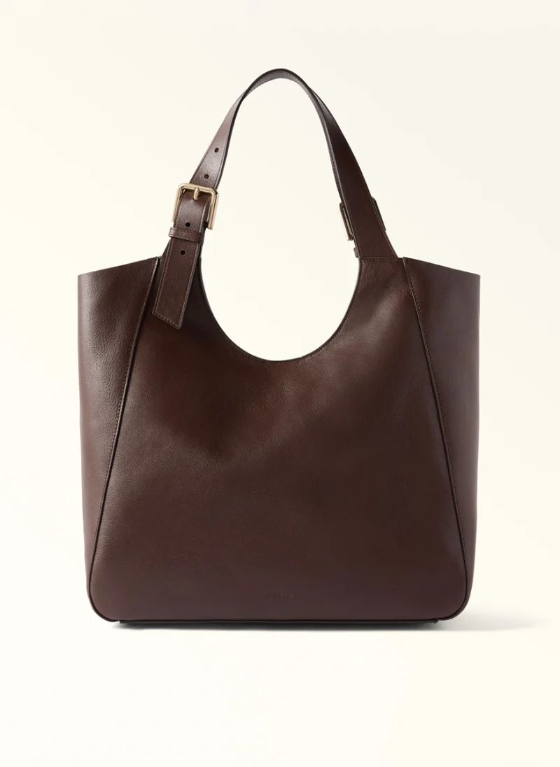 Чанта Furla Dora Dark Cioccolato L