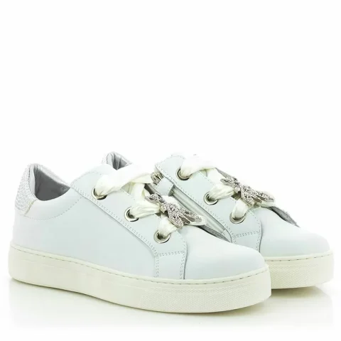Дамски Сникърс PATRIZIA PEPE – PPJ827 BIANCO — снимка 3